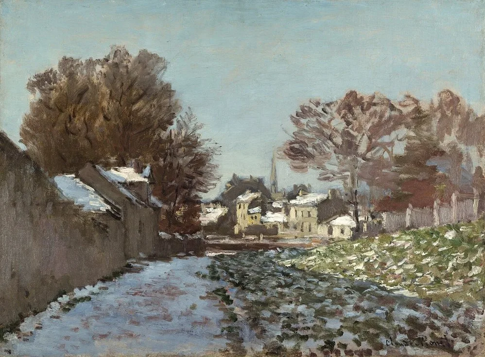 Snow at Argenteuil by Claude Monet