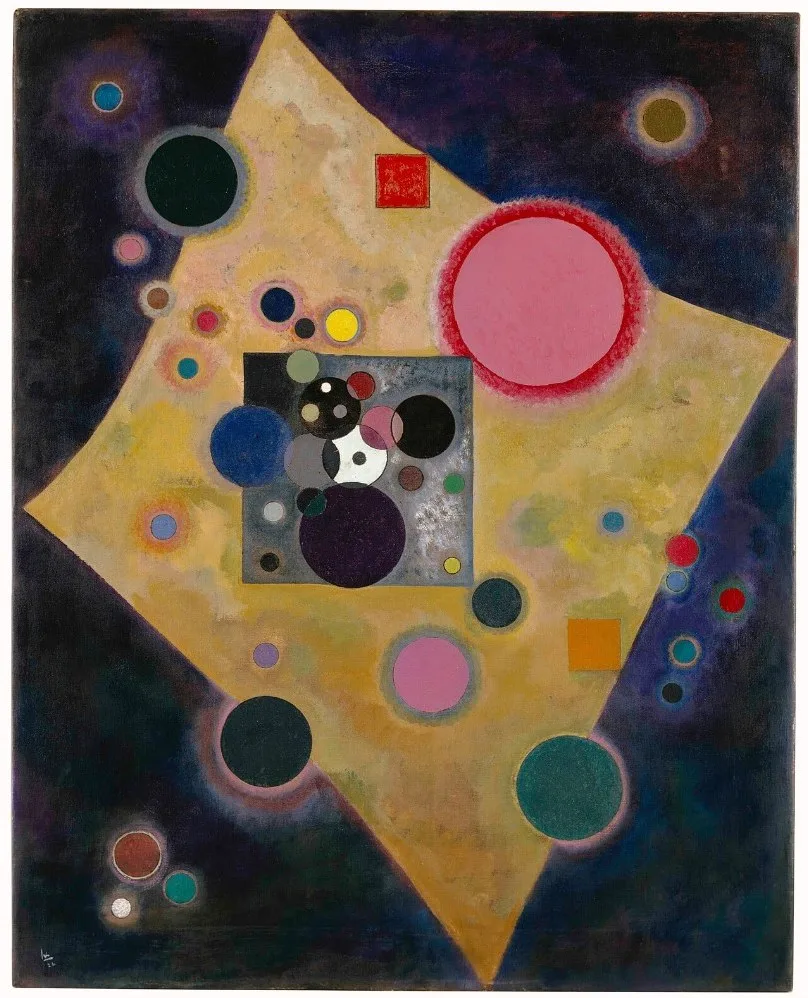 Accent in Pink by Wassily Kandinsky