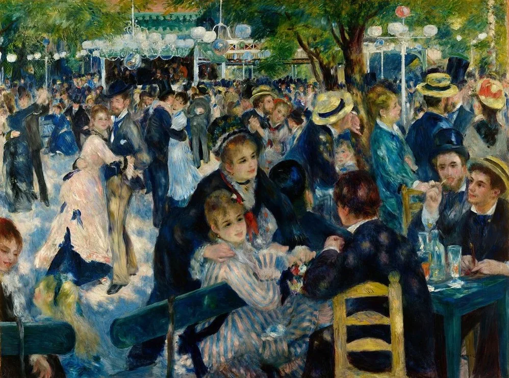Dance at Le Moulin de la Galette by Pierre-Auguste Renoir